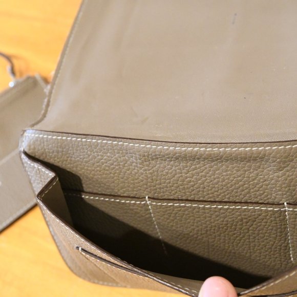 HERMES Dogon Duo Etope Leather Wallet Set - 2009 - Picture 2 of 8